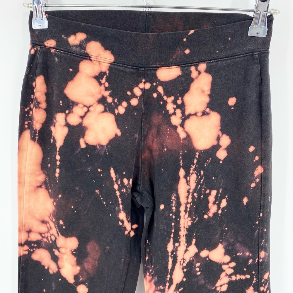 VS Yoga Bleach Tie Dye Black Stretch Leggings S - Picture 5 of 12